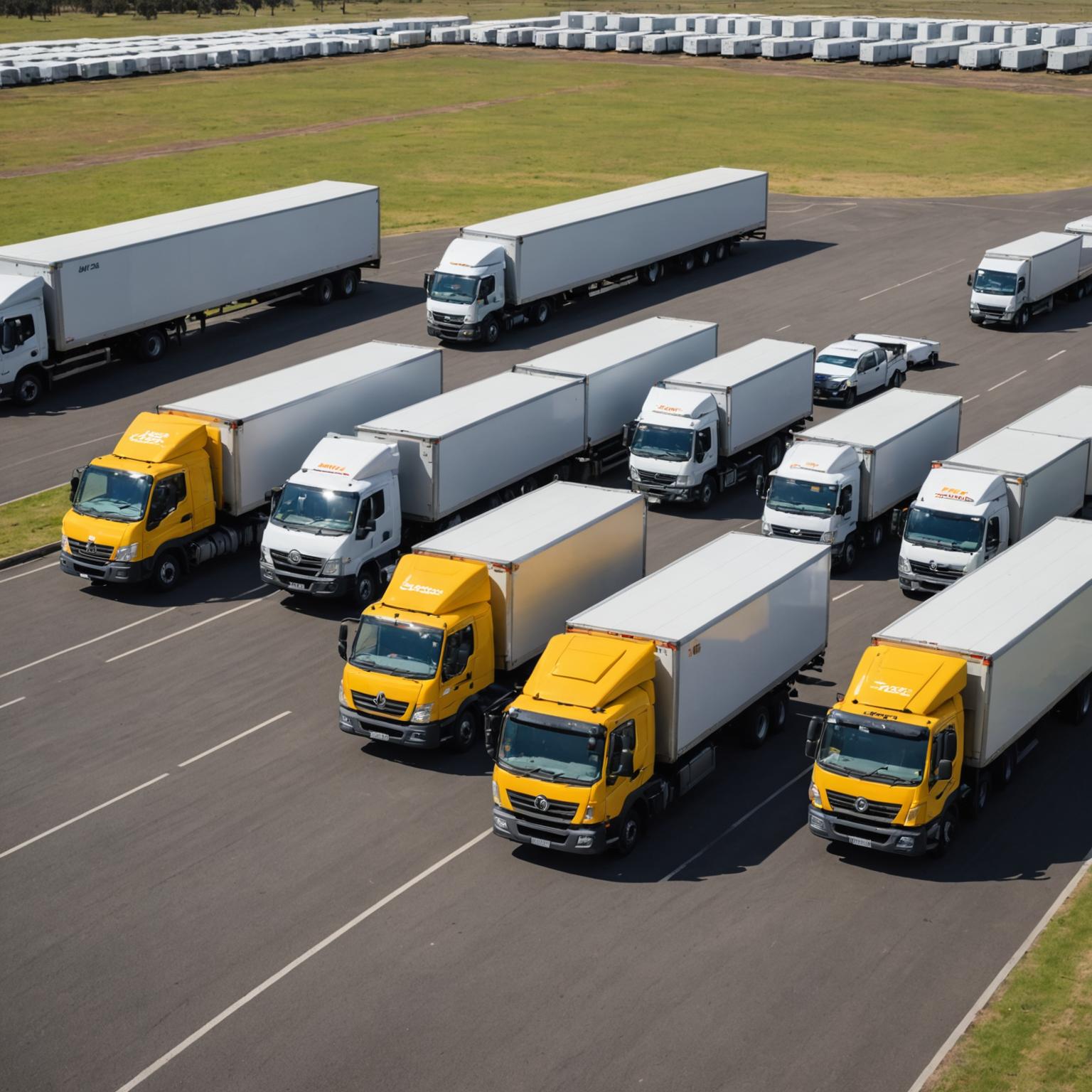 CargoLine local delivery truck on metropolitan route